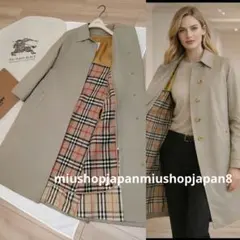貴重希少●M〜L　ヴィンテージ　ステンカラーコート　バーバリー　BURBERRY