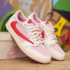 27トラヴィススコット エアジョーダンNike Jordan Travisピンクのサムネイル