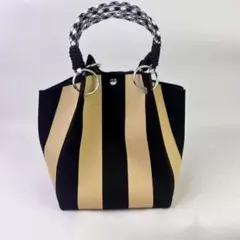 ミニトートバッグ ニットバッグ パンチング コンパクト 大容量 サブバッグ