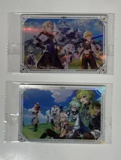 原神　ウエハース　シール