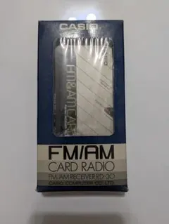 CASIO RD-30 FM/AM カードラジオ 動作品 昭和レトロ 説明書付のサムネイル