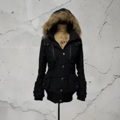 y2k 00s❤︎ 平成ギャル ファーフード モッズコート