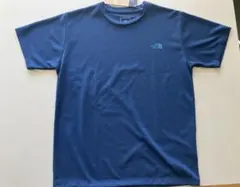 THE NORTH FACE ドライTシャツ　ブルー　Ｌサイズ