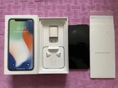 【美品】Apple iPhone X 256G シルバーのサムネイル