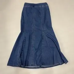 gu デニム　マーメイドスカート　ロングのサムネイル