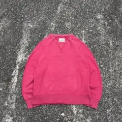 00s OLD UNIQLO スウェット プルオーバー 無地 ピンク