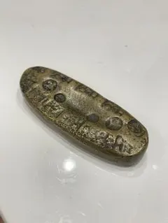 真贋不明）江戸時代 元禄十二面大黒丁銀 旧貨幣レプリカ参考品 - メルカリ