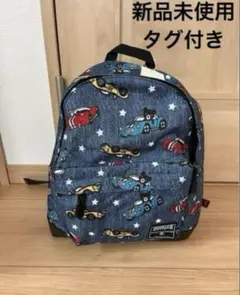 新品未使用　ミキハウス　ダブルビー　リュック　M ミキハウスダブルビー　車好き