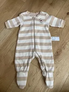 ユニクロ　ロンパース　カバーオール　60　プーさん　ディズニー　ユニセックス