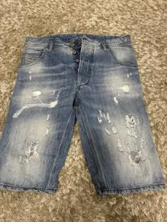 Diesel ダメージ加工 ショートデニム