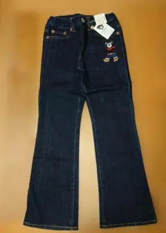 DOUBLE.Bデニムパンツ130cm新品未使用タグ付きミキハウスダブルＢ