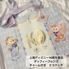 上海ディズニー　10周年　エコバッグ　ダッフィーフレンズ