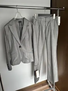 新品タグ付 ザスーツカンパニー✕レダ クロップドパンツスーツ 38 M