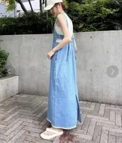 値下げ⭐︎CIAOPANIC TYPY デニムカットキャミワンピース