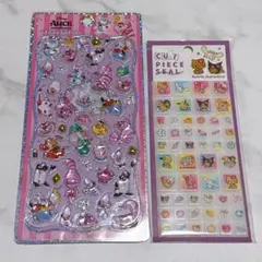 【正規品 アリス サンリオ】プチドロップステッカー カットピースシール　キティ
