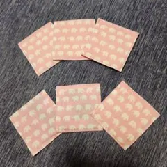 コースター　ピンク象さん　6枚　ハンドメイド