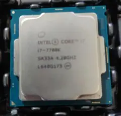 動作品　Intel Core i7-7700K 4.2GHz CPU