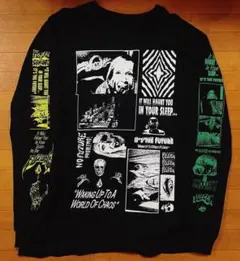 VOLCOM ボルコム ホラー映画 ホラー 映画 ロンT Lサイズ ブラック