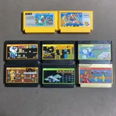 ファミコンソフト8本バトルシティー・ギャラクシアン・スーパーマリオブラザーズ3等