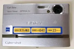 エモい写真に】ソニー DSC-T9 シルバー｜オールドコンデジ 付属品充実