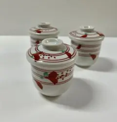 茶碗蒸し器 蓋つき椀 3客セット 美品