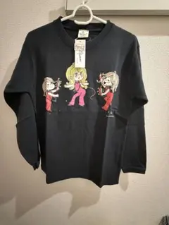 水森亜土 長袖Tシャツ ブラック