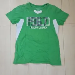 Ralph Lauren グリーン Vネック Tシャツ