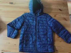 GAP ギャップ ダウンジャケット軽量パファージャケット ネイビー　120〜30