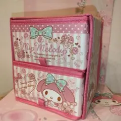 My Melody 2段収納ボックス ピンク　平成レトロ