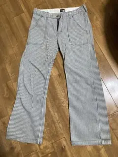 Lee ×cher ストライプ ワークパンツ