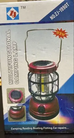 新品　LED充電式 ソーラーランタンZJ-1990のサムネイル