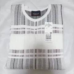 ニコル クラブ フォーメン ニット カットソー トップス チェック ボーダー