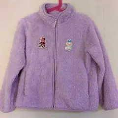UNIQLO ボアフリースジャケット 120cm ラベンダー パープル