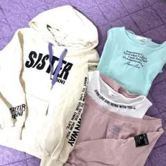 JENNIまとめ3点140cm長袖カットソー パーカー　キッズ ロングTシャツ