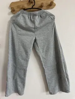 グレー スウェットパンツ ウエストゴム