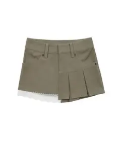 andmary Kika button mini skirt beige M - メルカリ