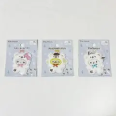 入手困難 レア サンリオ ふわふわスノー （パイルワッペン ワッペン シール）