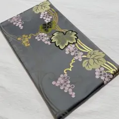 正絹 縁起の良い葡萄蔦柄 袋帯 - メルカリ