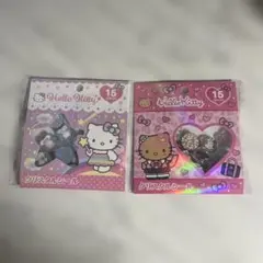 Hello Kitty　キティ クリスタルシール おはじきシール　2点セット