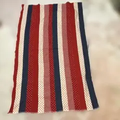 ストライプデザインの布地