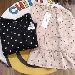 la poche biscuit ダブルガーゼドット柄Tシャツlp26ms503のサムネイル