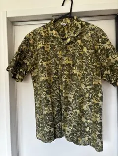 【美品】OLD NAVY 花柄アロハシャツ 15号のサムネイル