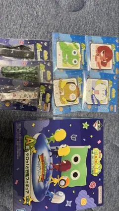 一番くじ ケロロ軍曹 グッズセット 映画 タママ ギロロ クルル ドロロ