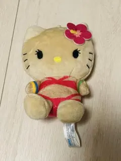 日焼けキティ　キティ　ぬいぐるみ　キーホルダー