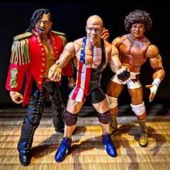 【フィギュアまとめ売り】wwe wwf プロレスフィギュア　24体 WWE WWF ザ・ブリティッシュ・ブルドッグス プロレス フィギュア