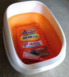 花王 ニャンとも清潔トイレ オープンタイプ　グレートイレとマット付のサムネイル