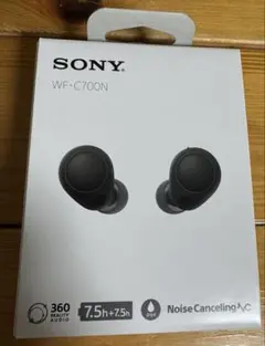 新品 未使用 SONY WF-C700N ワイヤレスイヤホン 本体 ブラックのサムネイル