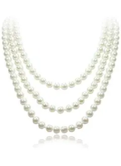 パールネックレス ホワイト