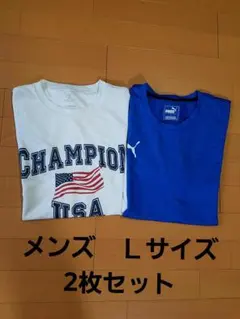 Tシャツ　メンズ　Ｌサイズ　2枚セット
