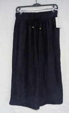 ネイビー ワイドパンツ